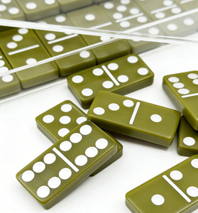 Juego de Dominó Acrílico Ecológico con Color Personalizado y Tamaño Personalizado para Entretenimiento Familiar, Fiestas Temáticas Educativas - Product Image 1