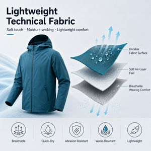 Chaqueta Táctica con Cierre de Cremallera para Primavera, Resistente al Viento, Personalizada, Ligera, Cálida, Impermeable, con Capucha, para <span class=keywords><strong>Hombre</strong></span>, de <span class=keywords><strong>Outlet</strong></span> de Fábrica - Product Image 5