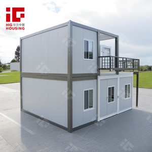 Contenedor de Oficina Modular Aislado de 20 pies/40 pies, <span class=keywords><strong>Casa</strong></span> de Almacenamiento Prefabricada de Acero con Panel Sándwich para Oficina/Tienda - Product Image 3