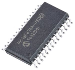 ไมโครคอนโทรลเลอร์ SOP-28 ชิป 8 บิต 14KB ของแท้ใหม่แกะกล่อง PIC16F876A-I/SO - Product Image 1