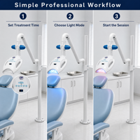 Fauteuil dentaire personnalisable MLG M-87 avec appareil de blanchiment des dents, service OEM ODM pour les acheteurs d'équipements cliniques dans le monde entier