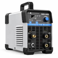 Nouvelle machine à souder OBO 2 en 1 TIG MMA 220V 140A DC IGBT Inverter avec affichage numérique DWS-1400 portable pour l'arc à l'argon et l'acier inoxydable 60%