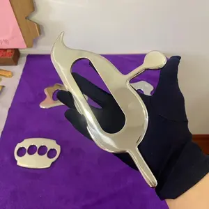 Alat pijat pengikis baja tahan karat untuk tisu lembut terapi fisik mobilisasi untuk kaki punggung lengan guasha pijat - Product Image 3