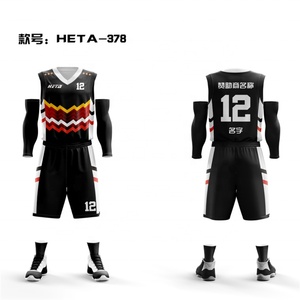 Uniformes de basket-ball de haute qualité en gros, maillots de basket respirants, vêtements de sport sublimés, unisexe - Product Image 6