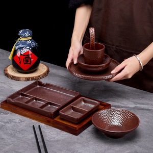 Mountain-style hot <b>pot</b> and barbecue restaurant table set, commercial self-service sauce bowls, divided <b>dipping</b> sauce dishes, - Product Image 1