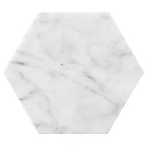 Sous-verres en marbre hexagonal pour maisons modernes Sous-verres en pierre personnalisés pour table basse en marbre véritable massif de 100% - Product Image 6