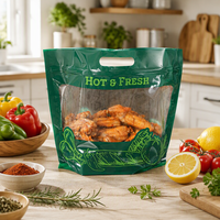 Sachet Doypack Personnalisé en PE de Qualité Alimentaire pour l'Emballage de Poulet Rôti et de Poulet Entier