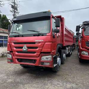รถบรรทุกดิน SINOTRUK HOWO 8x4 371 แรงม้า มือสอง สำหรับงานเหมืองและก่อสร้าง ขนส่งทรายและดิน - Product Image 4