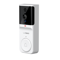 Harga Pabrik 480P 2-arah Audio Video Door Phone Chime IP65 Tahan Air Aplikasi TUYA/ULOOKA Remote Wake-up Penyimpanan Cloud Gratis 10m