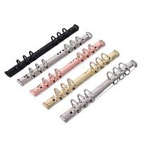 Mécanisme de reliure en métal or rose de haute qualité A5/A6, 6 anneaux, clip de reliure à feuilles mobiles 15/19/25/32MM, écologique, 150 lb