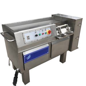 Découpeuse électrique automatique de tranche de viande de cube frais congelé de bande de légumes de boeuf de porc de poisson - Product Image 1