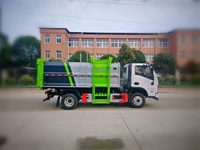 Le camion à ordures compacteur Dongfeng 4x2 entièrement fonctionnel peut être utilisé pour le transfert des déchets d'hôtel