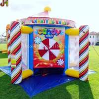 Jeu de Tic Tac Toe gonflable 4 points et jeux de sport de carnaval Tic Tac Toe gonflables