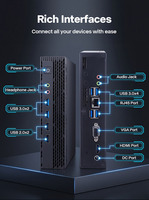Ordinateur de bureau mini populaire I9 I7 I5, ensemble complet, 32 Go de RAM, 1 To SSD, carte graphique RTX 3050 en option, pour la maison, le bureau et les jeux