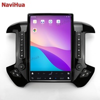 Lecteur DVD de voiture Navihua 14,4'' pour Chevrolet Silverado/GMC/SIERRA 2014-2018 Écran Tesla Radio de voiture Android GPS Multimédia Carplay