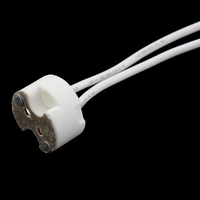 HoneyFly G5.3/GU5.3 support de douille de lampe 250V 2A connecteur de convertisseur fil de Silicone Base d'ampoule halogène convient pour G4 G5.3 G6.35