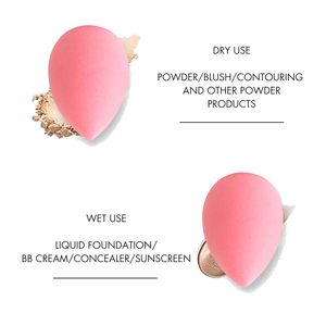 Éponge de maquillage en forme de tasse à café, sans latex, avec logo personnalisé, pour un maquillage parfait - Product Image 2