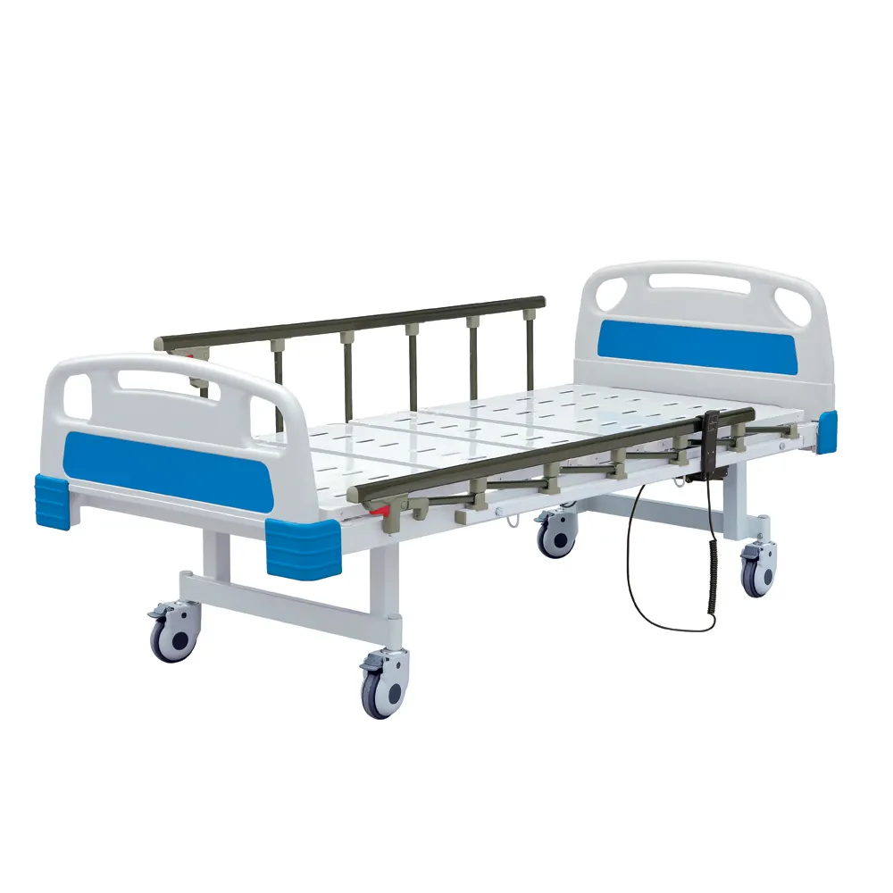 Two function Electric Hospital Bed Cost-effective hospital simple bed Safe Working Load 250kg ABS board factory price