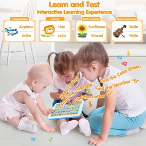 Juguetes de Aprendizaje Bilingües <span class=keywords><strong>Español</strong></span> e Inglés para Niños Pequeños, Tableta de Aprendizaje Interactiva para Niños - Product Image 5