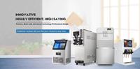 Machine à crème glacée automatique commerciale saveur molle servir Fastfood Restaurant et Milktea Shop sorbetière