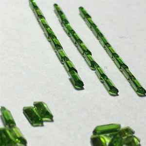 หินไดออปไซด์มรกตเจียระไนเหลี่ยมเพชรพลอยสีเขียวธรรมชาติหินไดออปไซด์ทรงแปดเหลี่ยมสำหรับทำเครื่องประดับรักษาอินเดียใต้ - Product Image 3