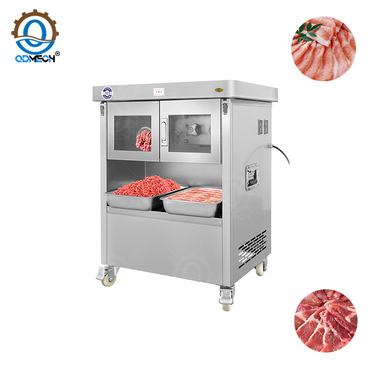 Высокоэффективная мясорубка и Мясорубка AM QDMECH, полностью автоматическая Мясорубка премиум-класса, машина для нарезки мяса