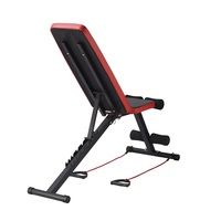 Banc de musculation pliable pour entraînement à domicile, équipement de fitness gain de place