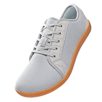 Baskets décontractées respirantes en maille pour hommes, confortables et élastiques, grandes tailles 46, à bout large, style pieds nus, pour l'extérieur