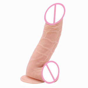 Nouveau Dildo réaliste en PVC imperméable de 10 pouces pour femmes, avec finition réaliste comme de <span class=keywords><strong>la</strong></span> peau, jouet de masturbation adapté aux débutantes - Product Image 4