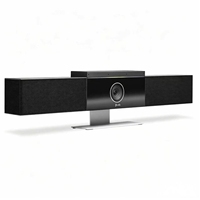 Cámara de Videoconferencia USB Poly Studio VideoBar 842D4AA Original, Nueva, con 6 Micrófonos Integrados, Altavoz Estéreo y Cancelación de Ruido