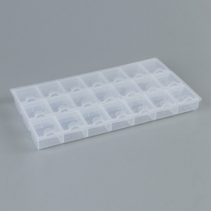 New Bán <span class=keywords><strong>Triplex</strong></span> <span class=keywords><strong>Row</strong></span> Không Có Chữ PP Pill Hộp Nhựa Tháng Pill Container - Product Image 4