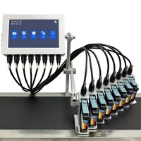 Máquina de Impresión Automática de Fecha de Caducidad de Alta Velocidad con Múltiples Cabezales para Bolsas de Plástico y Cajas de Cartón con Impresión Multilateral