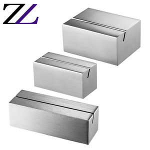 กวางโจวที่ไม่ซ้ำกันอุปกรณ์จัดเลี้ยงmirroredภาษาโปลิชคำDinner Wareรอบการออกแบบตัวเลขผู้ถือตารางหรูหราเมนูแสดงผลขาตั้ง - Product Image 2