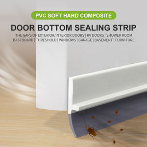 Bloqueador de Corrientes de Aire para Puertas de Alta Resistencia, Burlete de <span class=keywords><strong>PVC</strong></span>, Bloquea el Ruido, el Polvo y las Fugas de Aire, Sello Autoadhesivo para Puertas para el Hogar/RV/Sala de Ducha - Product Image 2