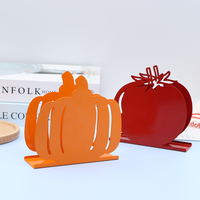 Porte-serviettes en métal minimaliste moderne, boîte à mouchoirs en métal ajourée originale personnalisée, support de papier, organisateur de table à manger