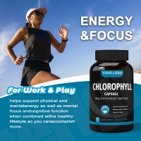 Capsules molles de supplément de spiruline biologique à la chlorophylle par Oem de marque privée