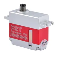 KST DS589MG V8.0 HV Servo numérique miniature à engrenages métalliques 9,2 kg pour hélicoptère RC, hélicoptère à voilure fixe, blocage de fréquence étroit, servo de queue