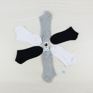 Calzini al ginocchio monouso in vita nera per ragazze Design a righe traspiranti con Logo personalizzato in Jacquard stampato in bambù Nylon - Product Image 1