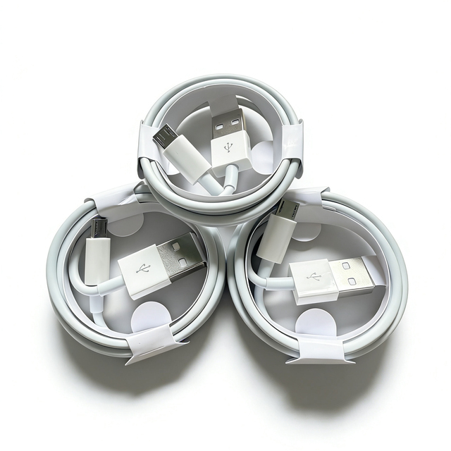Pure Copper TPE Material 3ft Micro Usb Cable V8 Fast Charging Cable for Android Mobile Phone
