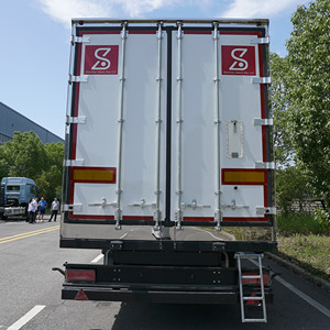 45 pies <span class=keywords><strong>3</strong></span> <span class=keywords><strong>ejes</strong></span> transporte de alimentos frescos refrigerador refrigerado semirremolque con suspensión neumática - Product Image 5