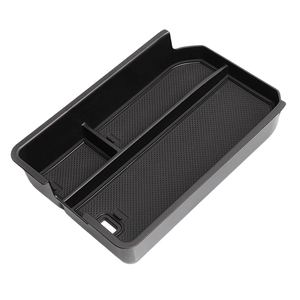 Armrest Center <b>Console</b> Storage Glove Box Organizer <b>Black</b> Plastic for Land Cruiser 250 LC250 2024 2025 - Product Image 1