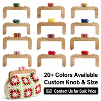 Cadre de sac à main en bois massif de 20 cm avec fermoir Kiss Lock, vente en gros, cadre de pochette en bois, stock disponible, accessoires de sac à main DIY pour perles et crochet