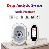 Analyseur de peau facial de qualité clinique AI 3 spectres, scanner modèle M9, compatible prise UE, autonome, sans WiFi nécessaire