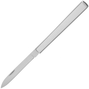 Portatile Tutto in Acciaio Inox 3.82 "Lama a Punto di goccia Nick Open Slip giunto salsiccia <span class=keywords><strong>test</strong></span> coltello pieghevole per una facile conservazione - Product Image 1