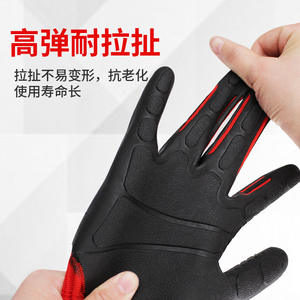 ถุงมือลดแรงกระแทก TPE แบบเต็มพื้นผิว ลายเพชรขนาดเล็ก ป้องกันการลื่น สำหรับงานก่อสร้างและอุตสาหกรรมปิโตรเคมี - Product Image 3