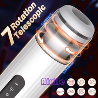 Männlicher Masturbator Taschenmuschi Sexspielzeug mit 10 Vibrationsmodi 7 Stoß- und Rotationsmodi Erwachsenen-Sexspielzeug Penispumpe Sexmaschine