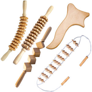 Set de Herramientas de Masaje de Maderoterapia al por Mayor en Oferta <span class=keywords><strong>Guasha</strong></span> Corporal Rodillo de Masaje Manual de Madera - Product Image 5