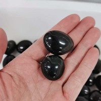 Cristaux naturels polis en vrac, pierre de cristal arc-en-ciel obsidienne, pierres tombées
