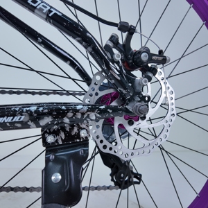 2026 Bestseller Mountainbike 26 Zoll Stahlfedergabel Doppelscheibenbremse 21-Gang Aluminiumlegierung Starrer Rahmen 26*2,5 Reifen - Product Image 3