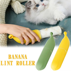 Wholesale Banana Lint Roller Hair Removing Device From Clothes Double Sided <b>Brush</b> Home <b>Dust</b> Removal Tool - Product Image 3